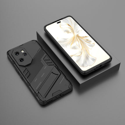 Punk Armor 2 in 1 PC + TPU Phone Case with Holder, For Honor 100 Pro 5G, For Honor 100 5G, For Honor X50 5G Global / X9B