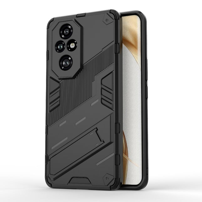 Punk Armor 2 in 1 PC + TPU Phone Case with Holder, For Honor 200 Pro, For Honor 200 Lite Global, For Honor 90 GT 5G