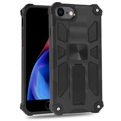 Shockproof TPU + PC Magnetic Protective Case with Holder, For iPhone SE 2022 / SE 2020 / 8 / 7, For iPhone X / XS, For iPhone XR, For iPhone XS Max