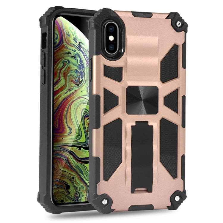 Funda protectora magnética de TPU + PC a prueba de golpes con soporte, para iPhone SE 2022 / SE 2020 / 8 / 7, para iPhone X / XS, para iPhone XR, para iPhone XS Max