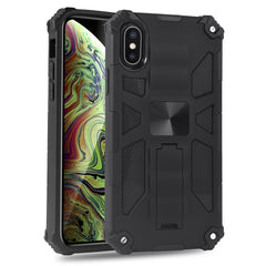 Funda protectora magnética de TPU + PC a prueba de golpes con soporte, para iPhone SE 2022 / SE 2020 / 8 / 7, para iPhone X / XS, para iPhone XR, para iPhone XS Max