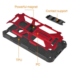 Shockproof TPU + PC Magnetic Protective Case with Holder, For Samsung Galaxy A10s, For Samsung Galaxy A20 / A30, For Samsung Galaxy A20s, For Samsung Galaxy A30s / A50 / A50s, For Samsung Galaxy A51, For Samsung Galaxy A71 5G, For iPhone 6