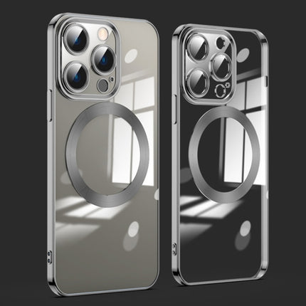 Lens Protector MagSafe Electroplated Phone Case, For iPhone 15 Pro Max, For iPhone 15 Pro, For iPhone 15 Plus