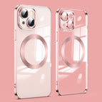 For iPhone 15 Plus / Rose Gold