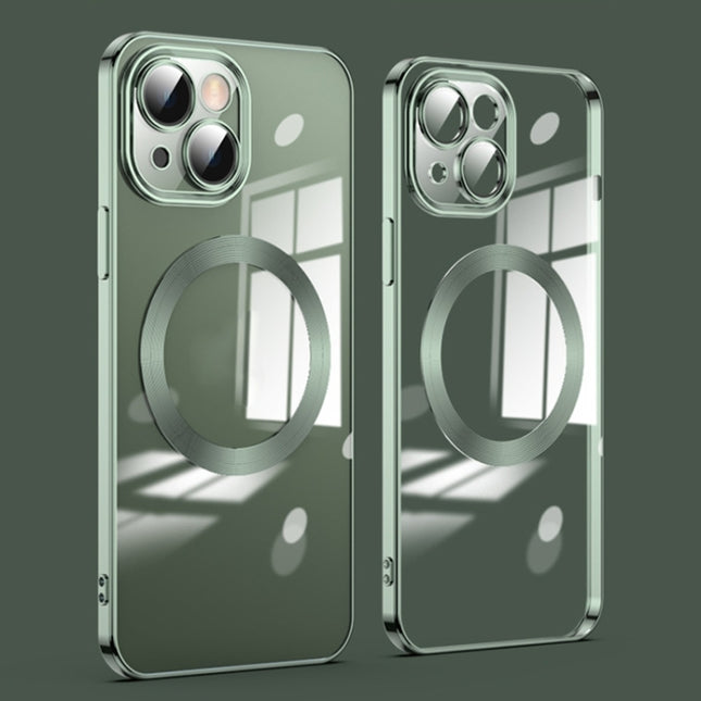Lens Protector MagSafe Electroplated Phone Case, For iPhone 15
