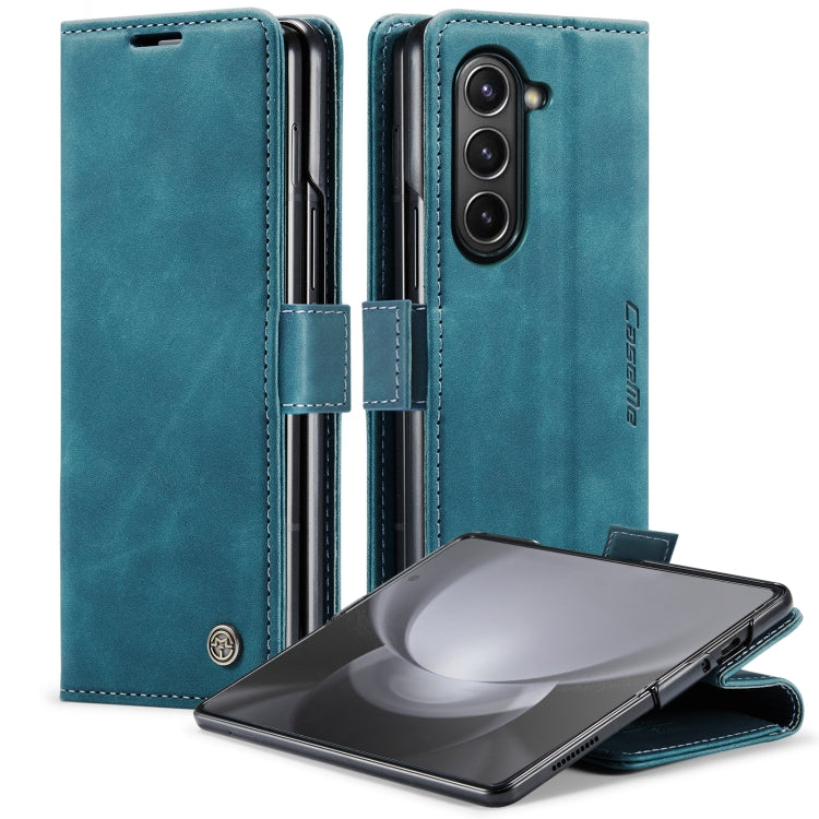 CaseMe-013 Multifunctional Retro Frosted Leather Phone Case, For Samsung Galaxy Z Fold5
