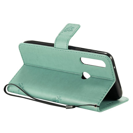 Tree & Cat Embossed Pattern Horizontal Flip Leather Case with Holder & Card Slots & Wallet & Lanyard, For Motorola Moto G Power, For Motorola Moto G8 Power Lite