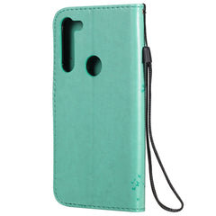 Tree & Cat Embossed Pattern Horizontal Flip Leather Case with Holder & Card Slots & Wallet & Lanyard, For Motorola Moto G8 Power, For OPPO Realme 6