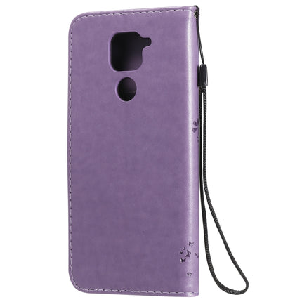 Tree & Cat Embossed Pattern Horizontal Flip Leather Case with Holder & Card Slots & Wallet & Lanyard, For Xiaomi Redmi Note 9, For Huawei Nova 7 Pro