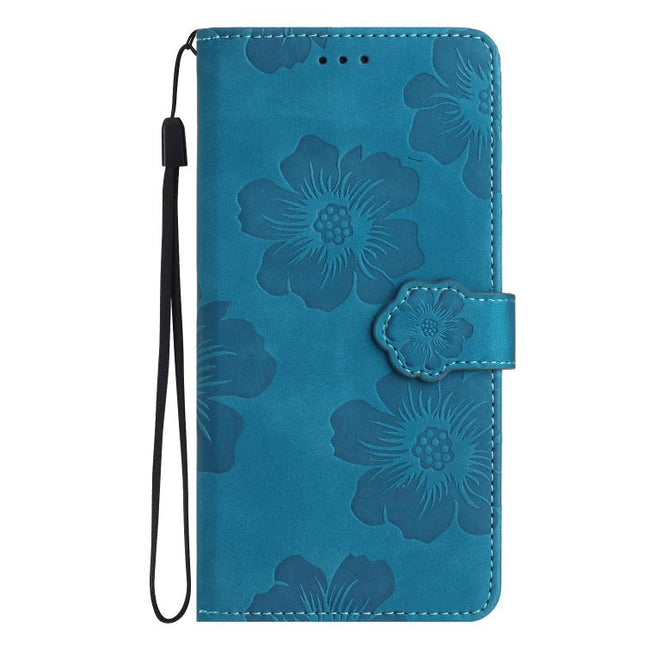 Flower Embossing Pattern Leather Phone Case, For iPhone Air, For iPhone 16 Pro Max, For iPhone 16 Pro, For iPhone 16 Plus