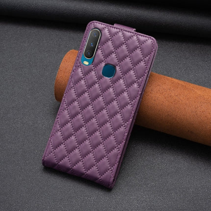 Diamond Lattice Vertical Flip Leather Phone Case, For vivo Y11 / Y15 / Y12 / Y17, For vivo Y27 4G