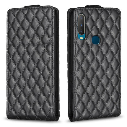 Diamond Lattice Vertical Flip Leather Phone Case, For vivo Y11 / Y15 / Y12 / Y17, For vivo Y27 4G