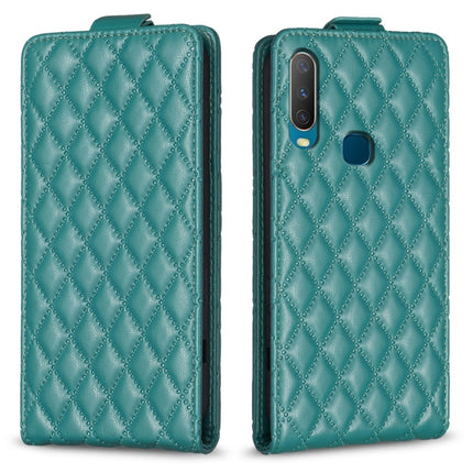 Diamond Lattice Vertical Flip Leather Phone Case, For vivo Y11 / Y15 / Y12 / Y17, For vivo Y27 4G