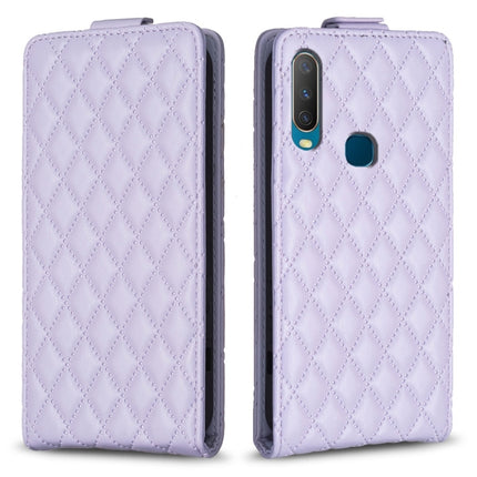 Diamond Lattice Vertical Flip Leather Phone Case, For vivo Y11 / Y15 / Y12 / Y17, For vivo Y27 4G