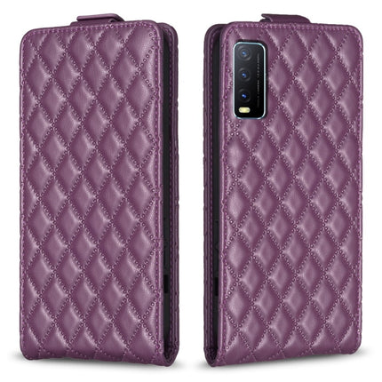Diamond Lattice Vertical Flip Leather Phone Case, For vivo Y78 5G, For vivo Y35 4G / Y22s, For vivo Y21 / Y21s / Y33s, For vivo Y20 / Y20s / Y11s / Y12s