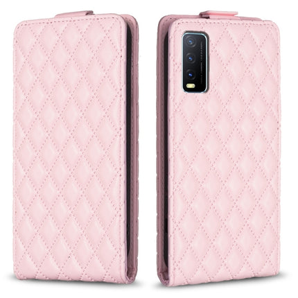 Diamond Lattice Vertical Flip Leather Phone Case, For vivo Y35 4G / Y22s, For vivo Y78 5G, For vivo Y21 / Y21s / Y33s, For vivo Y20 / Y20s / Y11s / Y12s