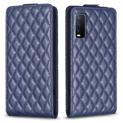 Diamond Lattice Vertical Flip Leather Phone Case, For vivo Y35 4G / Y22s, For vivo Y78 5G, For vivo Y21 / Y21s / Y33s, For vivo Y20 / Y20s / Y11s / Y12s