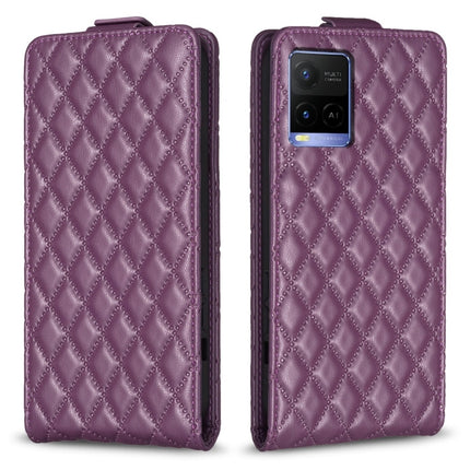 Diamond Lattice Vertical Flip Leather Phone Case, For vivo Y78 5G, For vivo Y35 4G / Y22s, For vivo Y21 / Y21s / Y33s, For vivo Y20 / Y20s / Y11s / Y12s