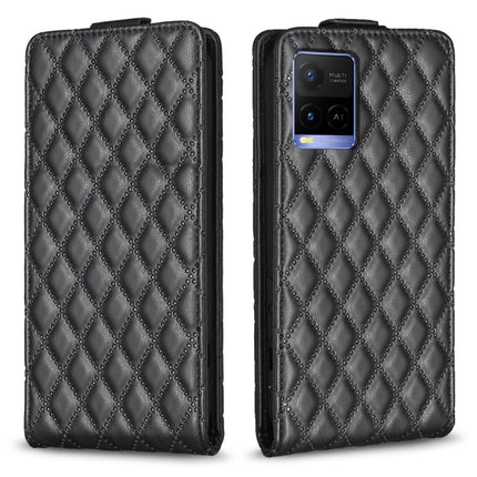 Diamond Lattice Vertical Flip Leather Phone Case, For vivo Y35 4G / Y22s, For vivo Y78 5G, For vivo Y21 / Y21s / Y33s, For vivo Y20 / Y20s / Y11s / Y12s