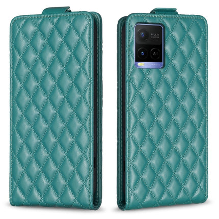 Diamond Lattice Vertical Flip Leather Phone Case, For vivo Y35 4G / Y22s, For vivo Y78 5G, For vivo Y21 / Y21s / Y33s, For vivo Y20 / Y20s / Y11s / Y12s