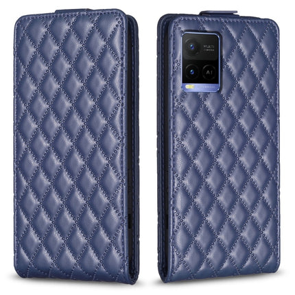 Diamond Lattice Vertical Flip Leather Phone Case, For vivo Y35 4G / Y22s, For vivo Y78 5G, For vivo Y21 / Y21s / Y33s, For vivo Y20 / Y20s / Y11s / Y12s
