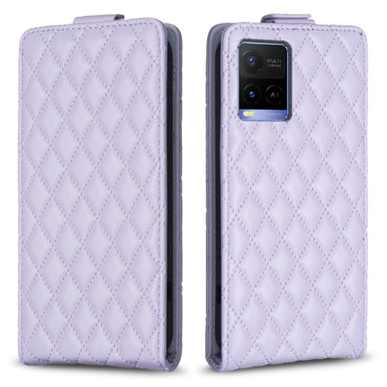 Diamond Lattice Vertical Flip Leather Phone Case, For vivo Y35 4G / Y22s, For vivo Y78 5G, For vivo Y21 / Y21s / Y33s, For vivo Y20 / Y20s / Y11s / Y12s
