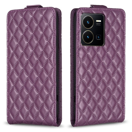 Diamond Lattice Vertical Flip Leather Phone Case, For vivo Y35 4G / Y22s, For vivo Y78 5G, For vivo Y21 / Y21s / Y33s, For vivo Y20 / Y20s / Y11s / Y12s