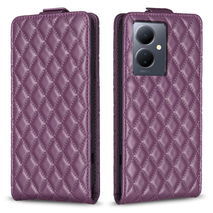 Diamond Lattice Vertical Flip Leather Phone Case, For vivo Y35 4G / Y22s, For vivo Y78 5G, For vivo Y21 / Y21s / Y33s, For vivo Y20 / Y20s / Y11s / Y12s