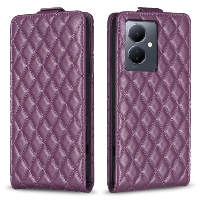 Diamond Lattice Vertical Flip Leather Phone Case, For vivo Y78 5G, For vivo Y35 4G / Y22s, For vivo Y21 / Y21s / Y33s, For vivo Y20 / Y20s / Y11s / Y12s