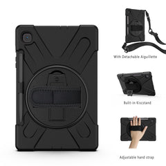 Shockproof Colorful Silicone + PC Protective Case with Holder & Shoulder Strap & Hand Strap & Pen Slot, For Samsung Galaxy Tab S6 Lite P610, For iPad Pro 12.9 2021 / 2020