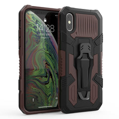 Funda protectora de PC + TPU a prueba de golpes Machine Armor Warrior para iPhone X/XS, iPhone XR y iPhone XS Max