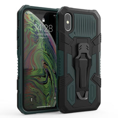 Funda protectora de PC + TPU a prueba de golpes Machine Armor Warrior para iPhone X/XS, iPhone XR y iPhone XS Max