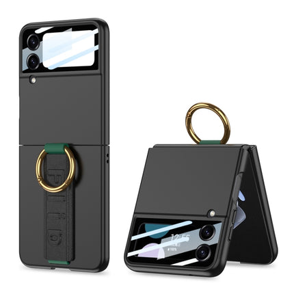 GKK Integrated Ultrathin Shockproof Phone Case with Ring Wrist Strap, For Galaxy Z Flip8 5G, For Samsung Galaxy Z Flip7 5G, For Samsung Galaxy Z Flip6, For Samsung Galaxy Z Flip5, For Samsung Galaxy Z Flip4 5G