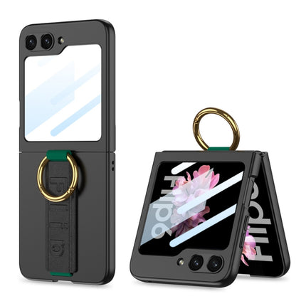GKK Integrated Ultrathin Shockproof Phone Case with Ring Wrist Strap, For Galaxy Z Flip8 5G, For Samsung Galaxy Z Flip7 5G, For Samsung Galaxy Z Flip6, For Samsung Galaxy Z Flip5, For Samsung Galaxy Z Flip4 5G