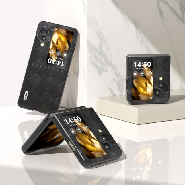 ABEEL Weave Plaid PU Phone Case, For OPPO Find N3 Flip, For OPPO Find N3, For OPPO Reno 10 / 10 Pro Global