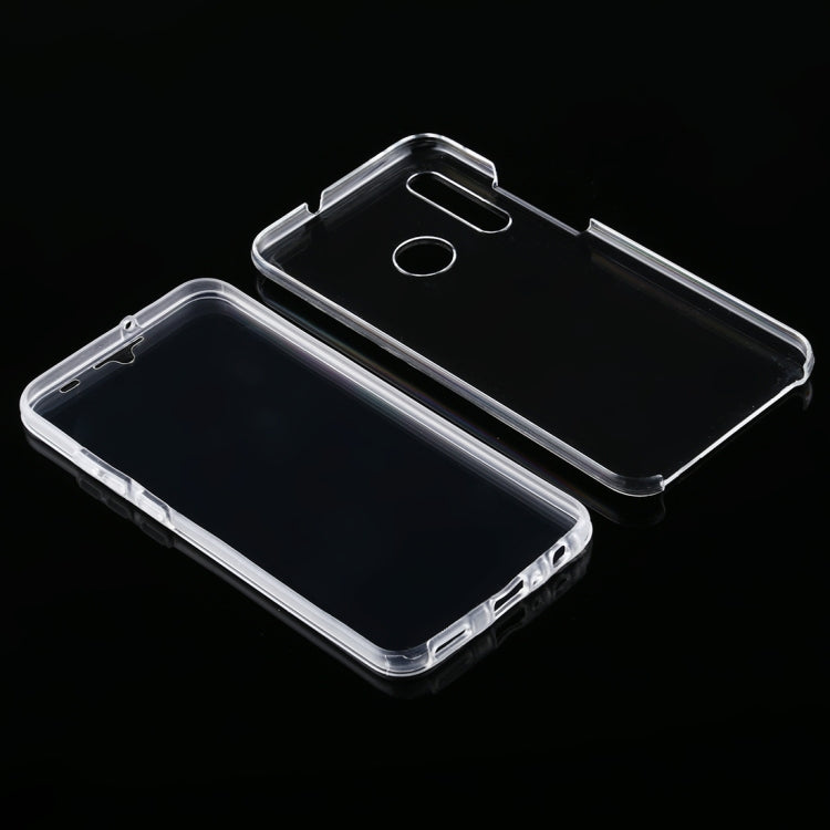 Funda ultrafina de PC+TPU transparente con doble cara y todo incluido para Huawei P Smart+ 2019, Huawei Y6 2019, Huawei Y7 2019, Samsung Galaxy A20e, Samsung Galaxy A30, Samsung Galaxy A50, Samsung Galaxy A51, Samsung Galaxy A71(1)