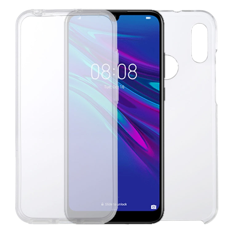 Funda ultrafina de PC+TPU transparente con doble cara y todo incluido para Huawei P Smart+ 2019, Huawei Y6 2019, Huawei Y7 2019, Samsung Galaxy A20e, Samsung Galaxy A30, Samsung Galaxy A50, Samsung Galaxy A51, Samsung Galaxy A71(1)