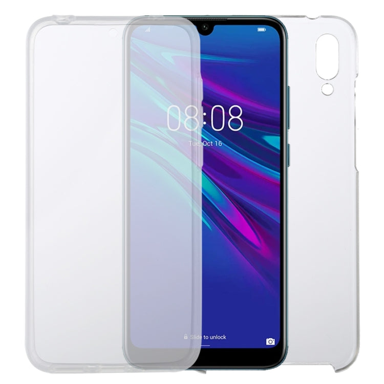 Funda ultrafina de PC+TPU transparente con doble cara y todo incluido para Huawei P Smart+ 2019, Huawei Y6 2019, Huawei Y7 2019, Samsung Galaxy A20e, Samsung Galaxy A30, Samsung Galaxy A50, Samsung Galaxy A51, Samsung Galaxy A71(1)