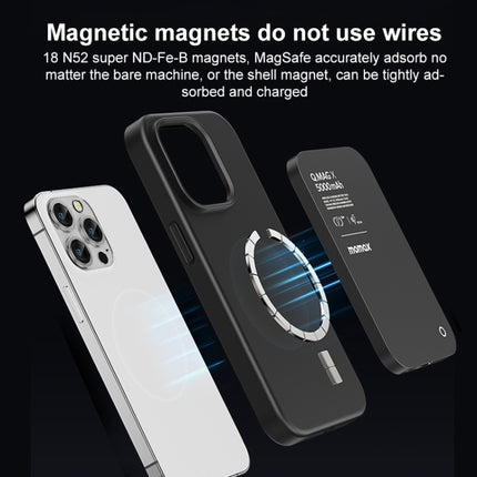 MOMAX Q.MAG X Portable Metal Magnetic Wireless Power Bank, 5000mAh, 20000mAh