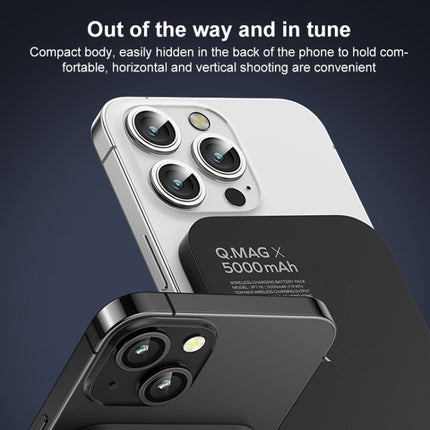 MOMAX Q.MAG X Portable Metal Magnetic Wireless Power Bank, 5000mAh, 10000mAh, 20000mAh