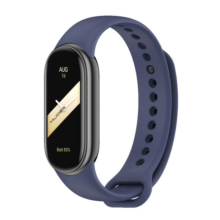 Mijobs Solid Color Silicone Watch Band, For Xiaomi Smart Band 10 / 9 / 8