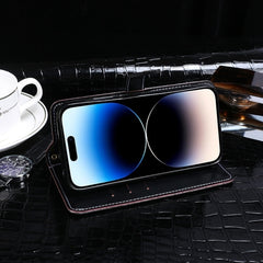 idewei Crocodile Texture Leather Phone Case, For Huawei nova Y71