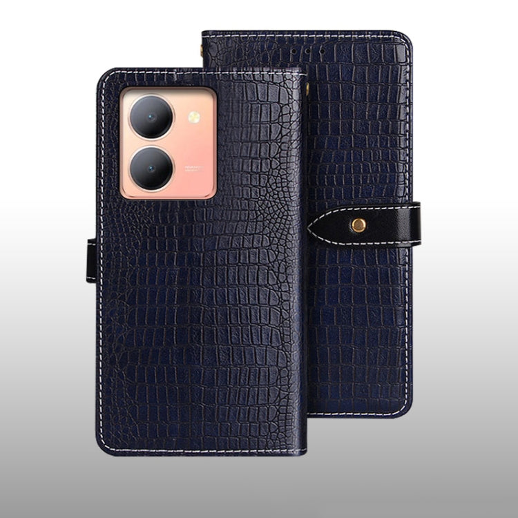 idewei Crocodile Texture Leather Phone Case, For vivo V30, For vivo V30 Pro, For vivo X100 Pro, For vivo X100, For vivo V29e 5G Taiwan, For vivo Y78 5G