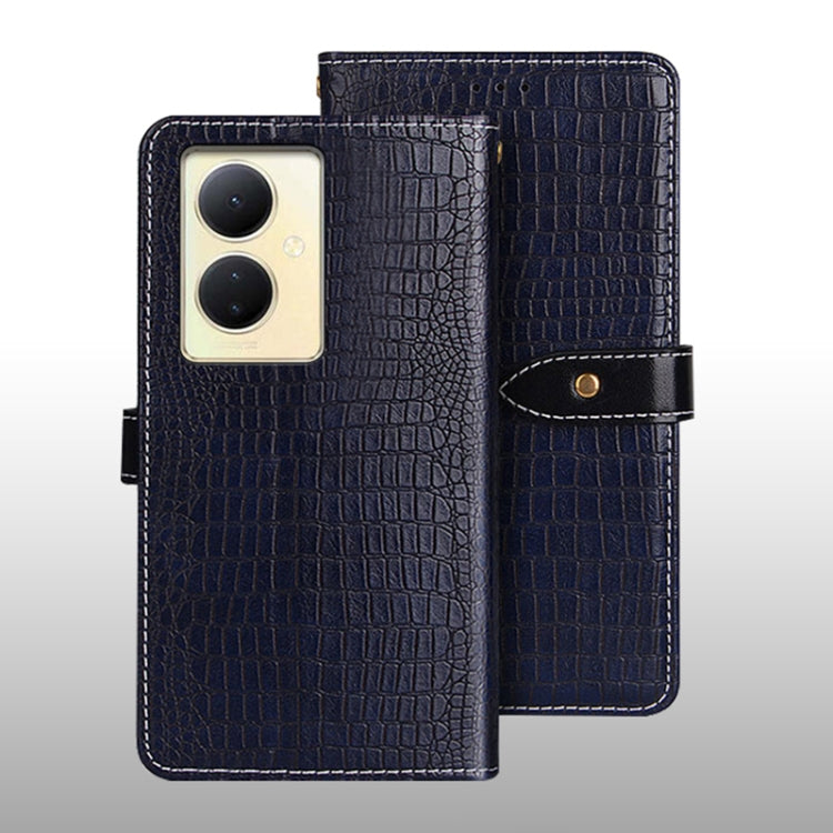 idewei Crocodile Texture Leather Phone Case, For vivo Y78 5G Global, For vivo V29 Lite 5G, For vivo Y17s 4G Global