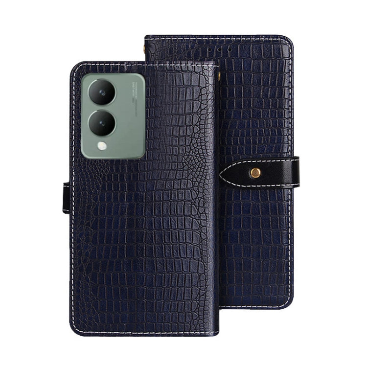 idewei Crocodile Texture Leather Phone Case, For vivo Y78 5G Global, For vivo V29 Lite 5G, For vivo Y17s 4G Global