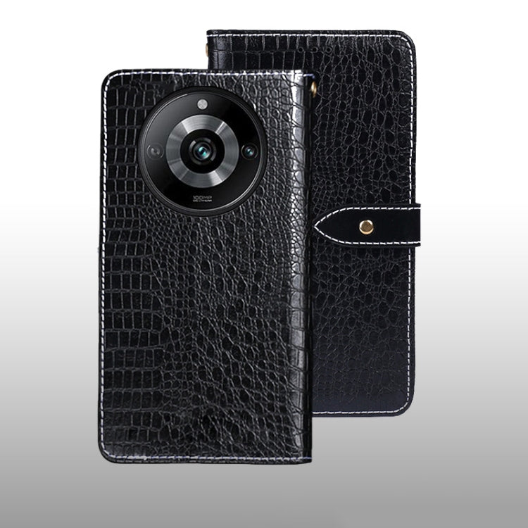 idewei Crocodile Texture Leather Phone Case, For Realme 12 Pro+, For Realme 11 Pro