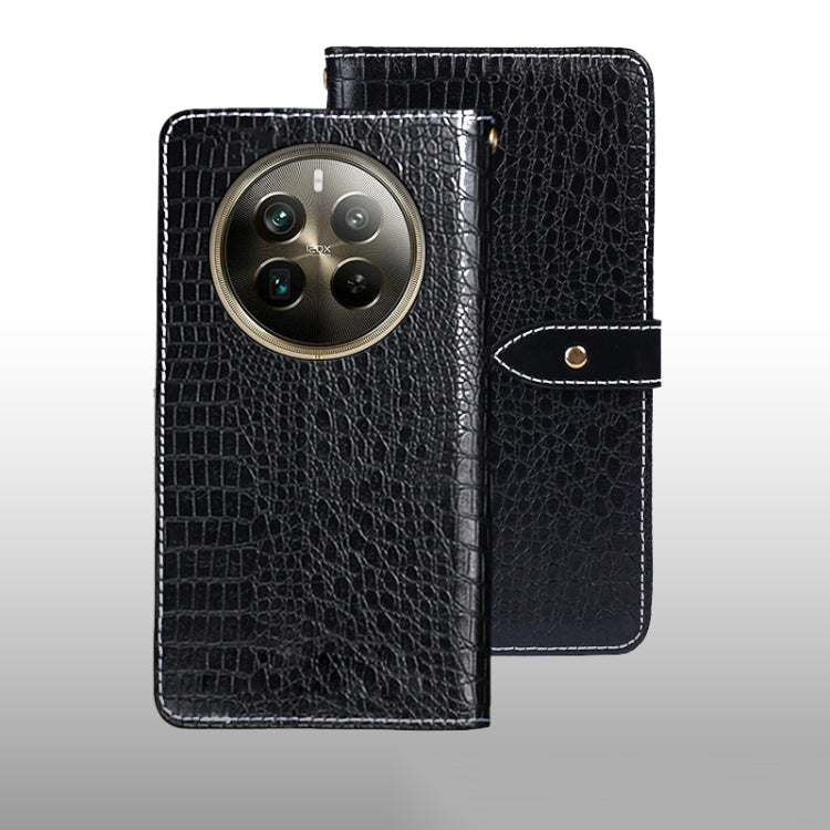 idewei Crocodile Texture Leather Phone Case, For Realme 12 Pro+, For Realme 11 Pro
