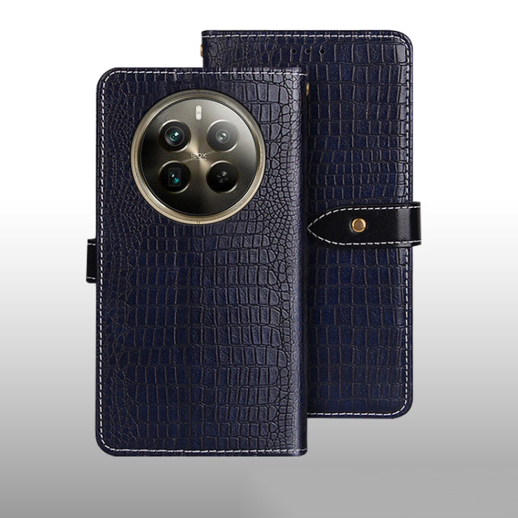 idewei Crocodile Texture Leather Phone Case, For Realme 12 Pro+, For Realme 11 Pro