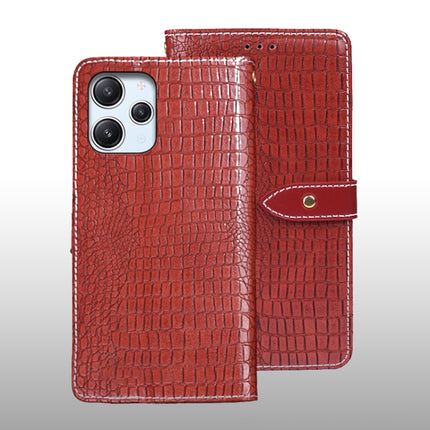 idewei Crocodile Texture Leather Phone Case, For Xiaomi Redmi Note 13 Pro+ 5G, For Xiaomi Redmi Note 13 Pro 5G, For Xiaomi Redmi 12 4G, For Xiaomi Poco F5 5G, For Xiaomi Poco F5 Pro 5G, For Xiaomi Redmi Note 12S, For Xiaomi Redmi Note 12 4G Global