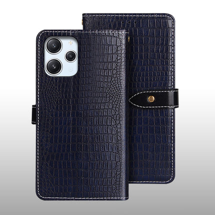 idewei Crocodile Texture Leather Phone Case, For Xiaomi Redmi Note 13 Pro+ 5G, For Xiaomi Redmi Note 13 Pro 5G, For Xiaomi Redmi 12 4G, For Xiaomi Poco F5 5G, For Xiaomi Poco F5 Pro 5G, For Xiaomi Redmi Note 12S, For Xiaomi Redmi Note 12 4G Global